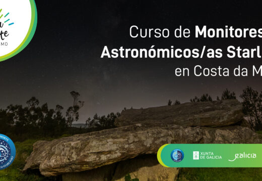 O Curso de Monitores Astroturísticos Starlight que promove Costa de Morte Asociación Turística ofrece 45 prazas e celebrarase en Vimianzo do 24 ao 29 de abril